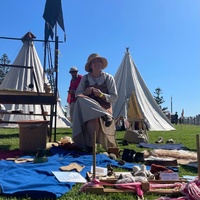 Re-enacting 9th Century Swedish Viking from Birka (Newcastle Medieval Faire)