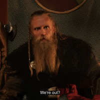 Screnshot from online commercial 'Vikings run out of beard oil'