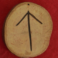 Modern depiction of the Týr rune.