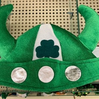 Shamrock Viking Hat