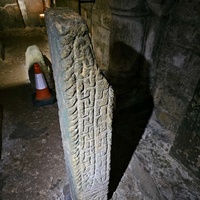 Carved stone cross shaft, Lastingham (UK) (right side)