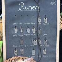 Handmade runic necklaces