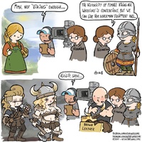 Viking Shield Maiden Meme (Could Be Worse Comics)