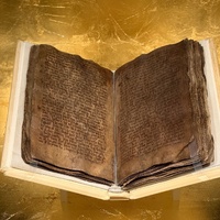 Codex Regius displayed at the Edda Building in Reykjavik (Iceland)