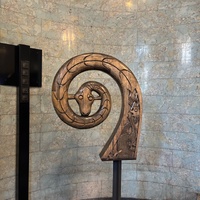 Reconstruction of ship prow from the Oseberg Viking Ship