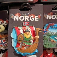 Norway souvenir fridge magnet