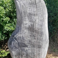 Model Runestone in Wood