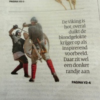 Article from de Volkskrant about Vikings being hip and controversial