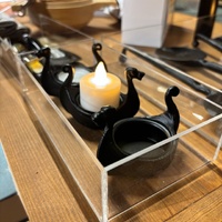 Iron tealight holder, photographed in Oslo