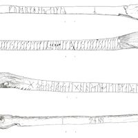 Rune stick from Narsaq, Greenland (GR 76).