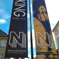 Advertisement for the 2013 Exhibition "Viking" at the National Museum of Denmark.