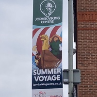 Signage to the Jorvik Viking Centre