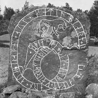 Photograph of Runestone Sö 226 at Norra Stutby, Södermanland (Sweden).