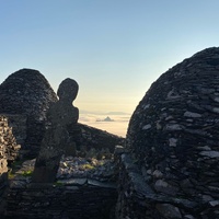 Skellig Michael, raided by the Vikings several times in the ninth century